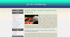 Desktop Screenshot of jeu-de-roulette.org