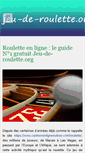 Mobile Screenshot of jeu-de-roulette.org