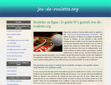 Tablet Screenshot of jeu-de-roulette.org